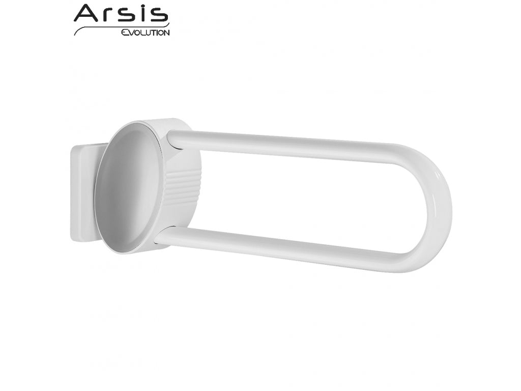 Pellet Arsis 600 mm Hinged Bar - White Epoxy-coated Aluminium