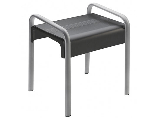 Pellet Arsis Evolution Shower Stool - Anthracite Grey & Matt Grey