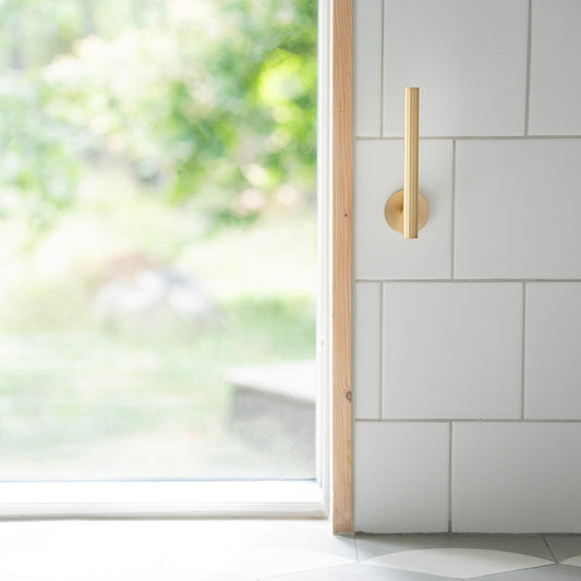 Smedbo Home Spare Toilet Roll Holder HV320 Brushed Brass
