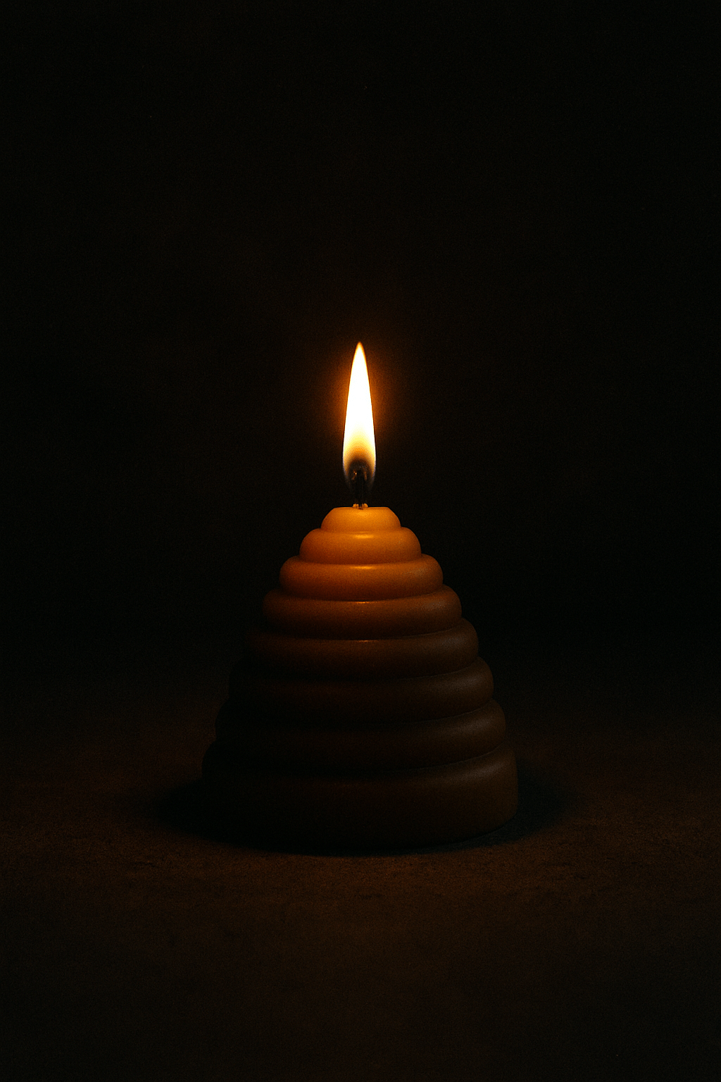 The Hive - Artisan Beeswax Pillar Candle | Pure British Beeswax