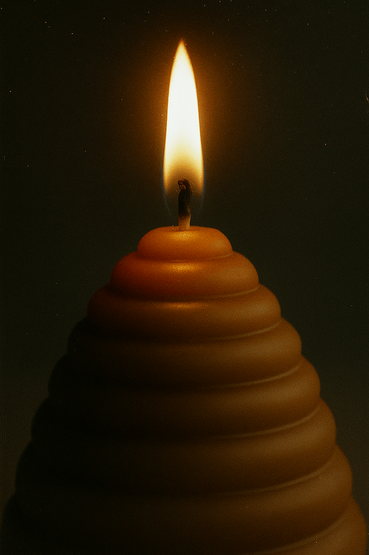 The Hive - Artisan Beeswax Pillar Candle | Pure British Beeswax