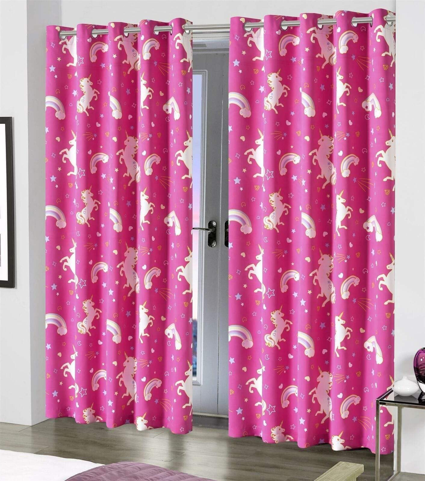 Olivia Rocco Glow in the Dark Blackout Curtains with Thermal Lining