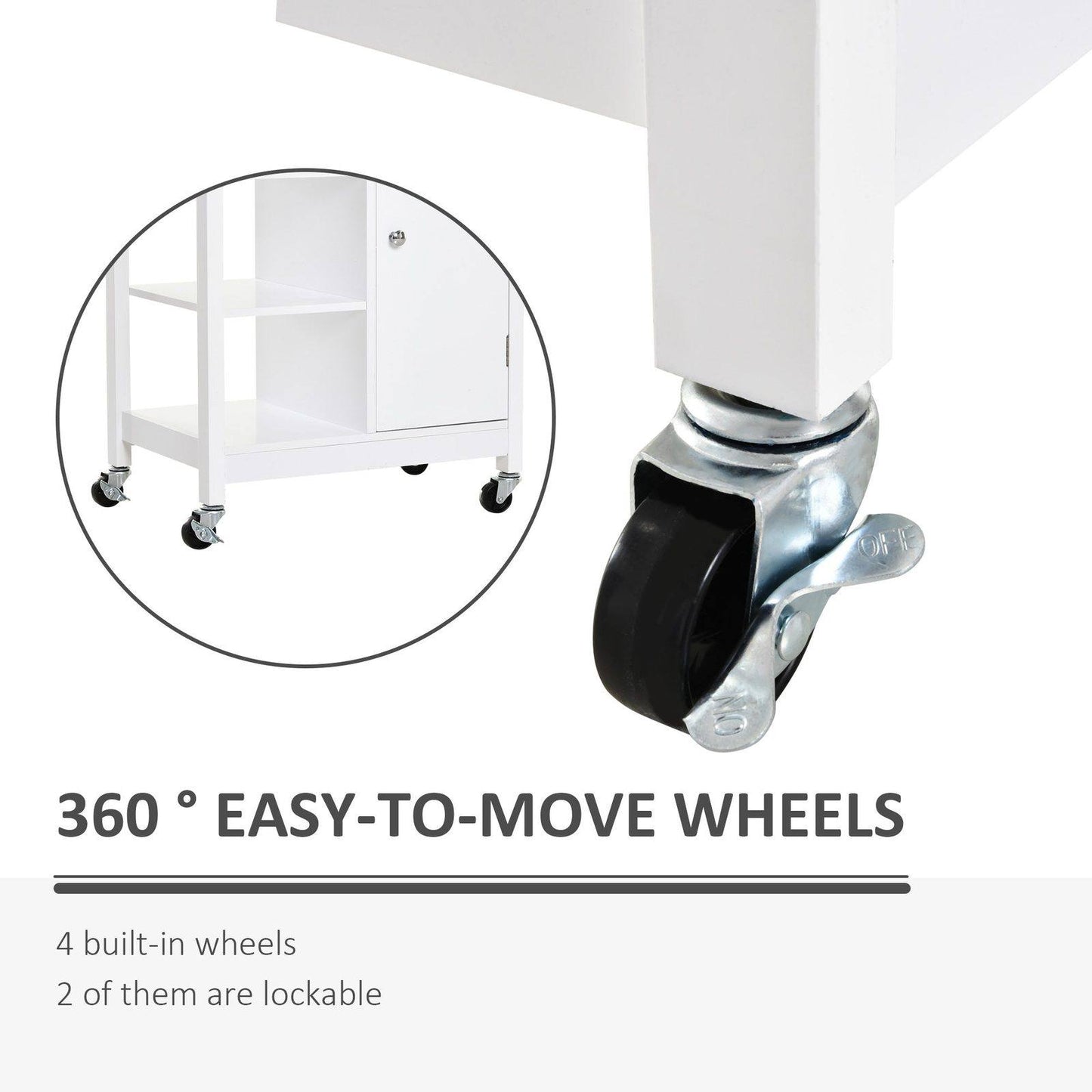 🍽️ Premium Kitchen Trolley - Mobile Storage & Serving Cart 🛒
