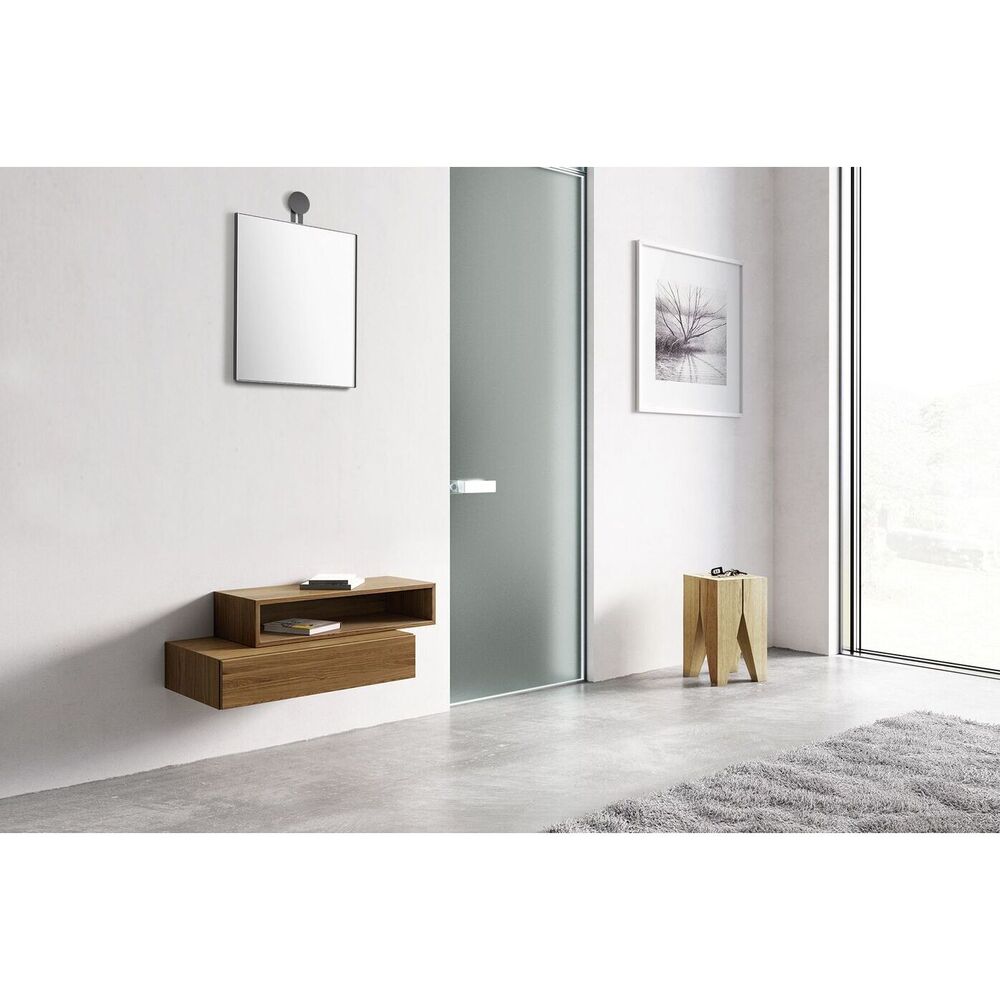 Zack Morma Black Wall Mirror - Contemporary Steel Frame 40x50cm