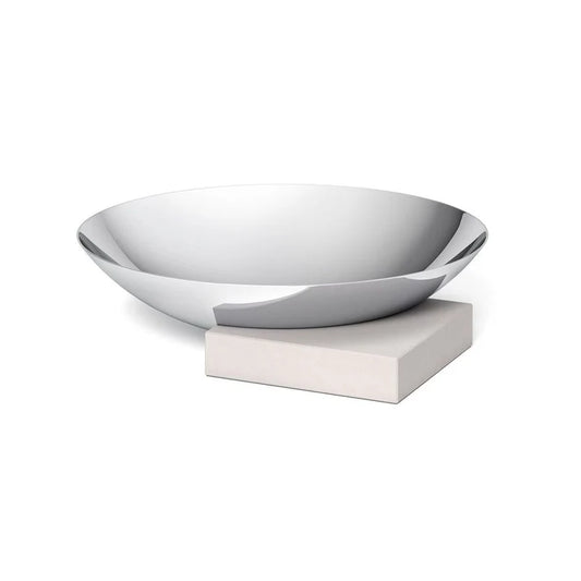 πΊ Zack Montor Premium Polished Stainless Steel Bowl - Modern Decorative Centerpiece
