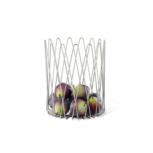 π Zack Bivio Premium Brushed Stainless Steel Fruit Basket - German Craftsmanship β¨