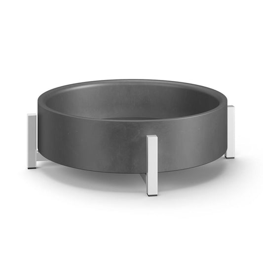πΊ Zack Perto Premium Brushed Stainless Steel Decorative Bowl - Modern Home Decor