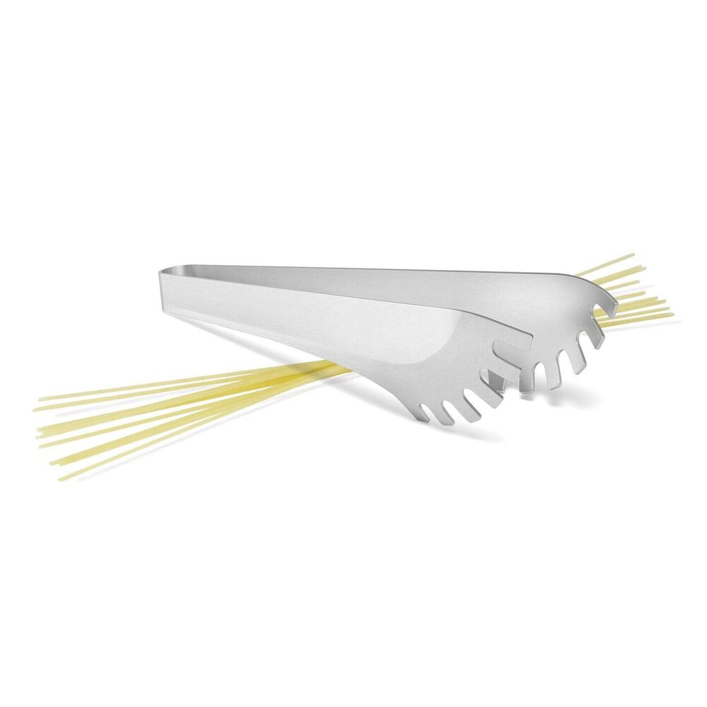 π Zack Cajon Brushed Stainless Steel Spaghetti Tongs - Premium German Design π©πͺ