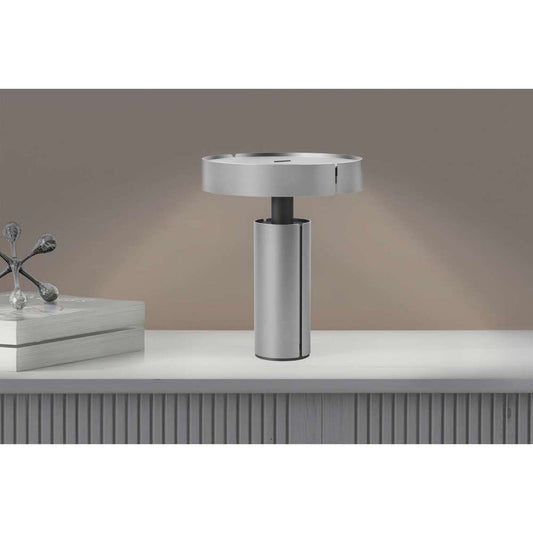 Zack Yaro Premium LED Table Lamp - Rechargeable Stainless Steel Design
