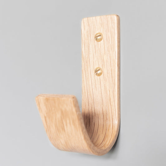 Oak Wall Hooks | Heavy Duty Hardwood Coat Hooks | Monaco Collection | UK Made