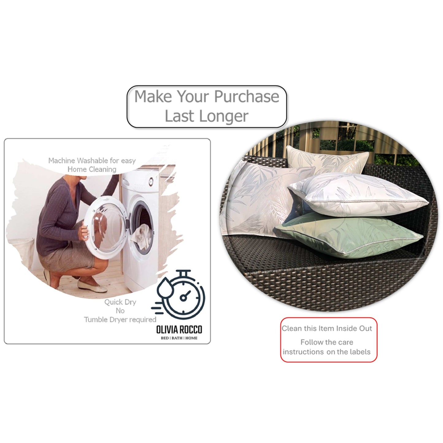 Leaf Sparkle 2 Pack Cushion Covers Leaf Natural Modern Decorative Throw Pillow Cases for Sofa or Bed by OLIVIA ROCCO