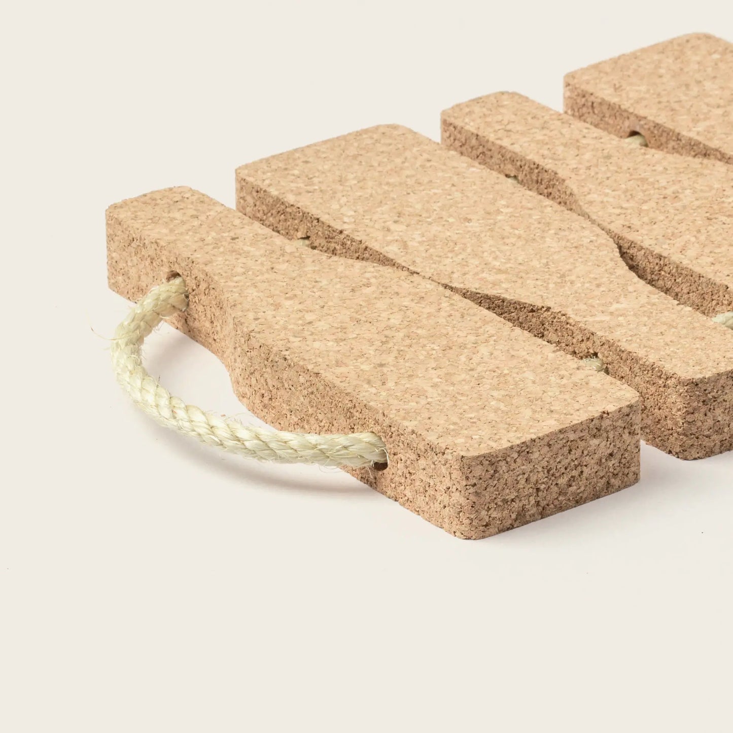 Cork Bottle Trivet with Rope Handles | Made in Portugal