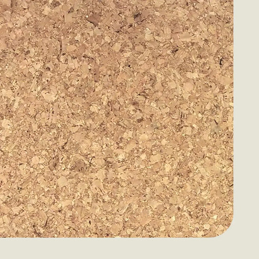 Natural Cork Desk Pad | Anti-Slip Recycled Rubber Base
