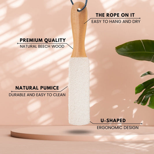 Natural Pumice Foot File - White