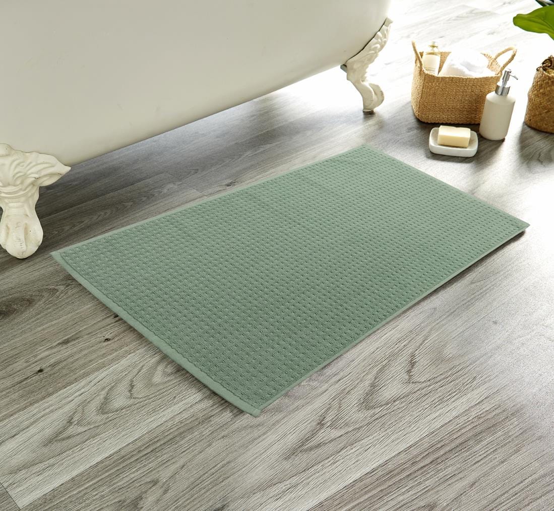 Olivia Rocco Deep Pile Cotton Bath Mat 50 x 80 cm