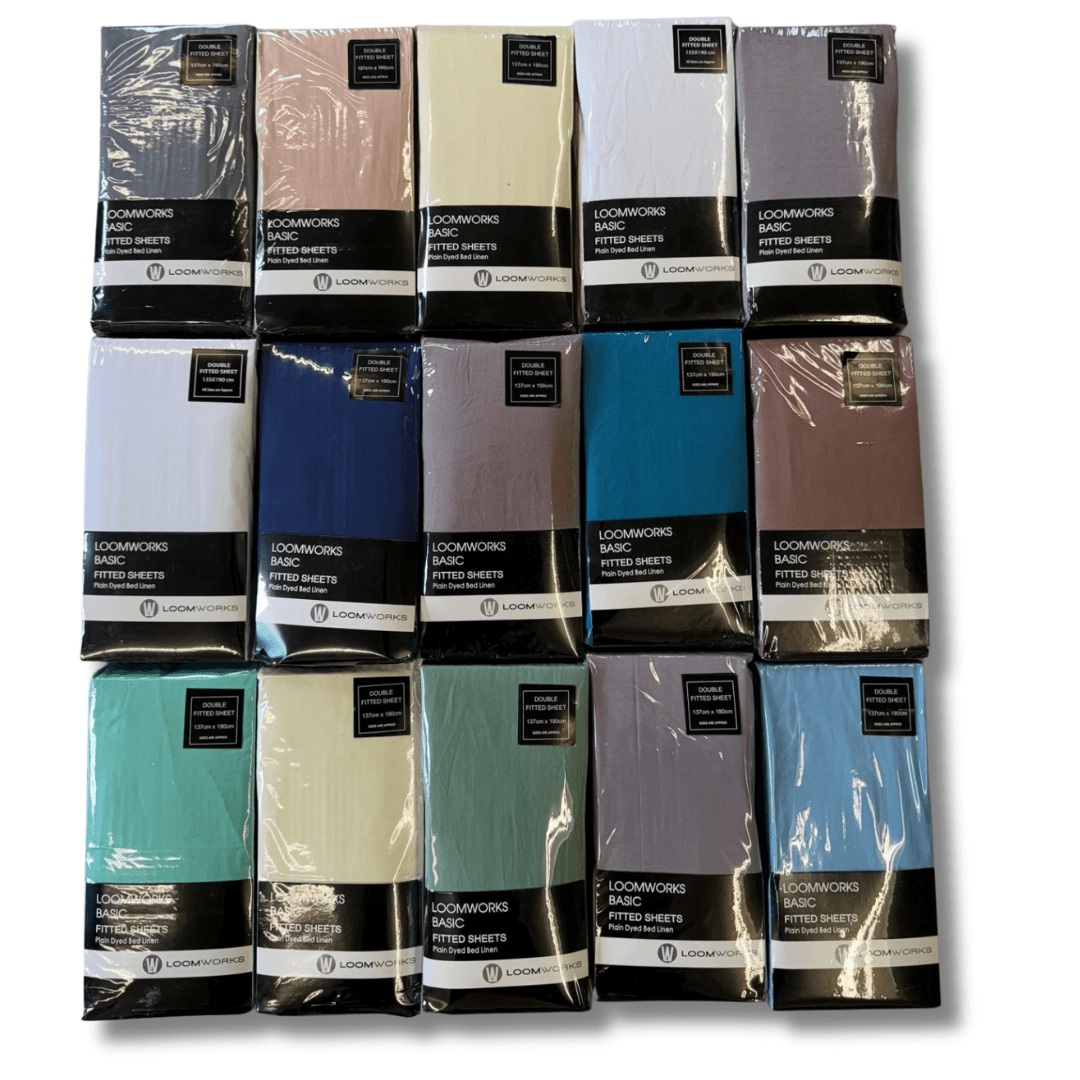 Olivia Rocco Polycotton Easycare Fitted Sheets Pack of 4