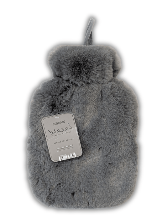 Olivia Rocco Faux Fur Hot Water Bottle 2 Litre