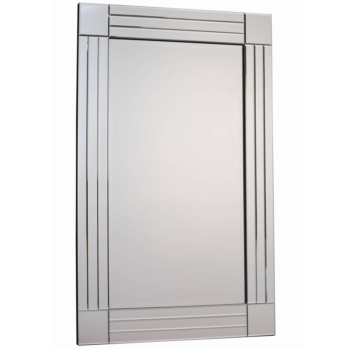 Pagazzi Fairmont Silver Wall Mirror 80 x 120 cm