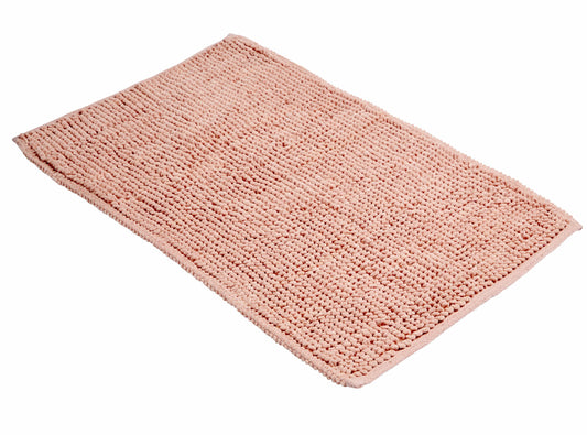 Pebbles Micro Bobble Eco-Friendly Pure Indian Cotton Hand-Woven Bath Mat with Knitted Design for Comfort and Durability by OLIVIA ROCCO