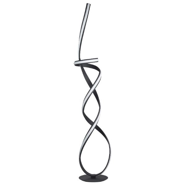 Pagazzi Fraser LED Floor Lamp Matt Black 150 cm