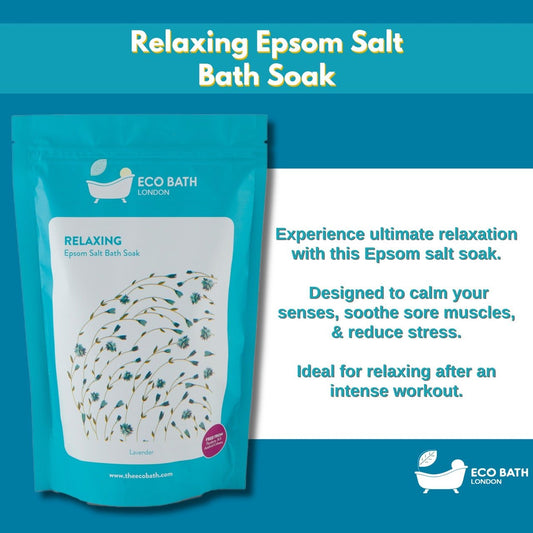 Eco Bath London Relaxing Epsom Salt Bath Soak - Pouch
