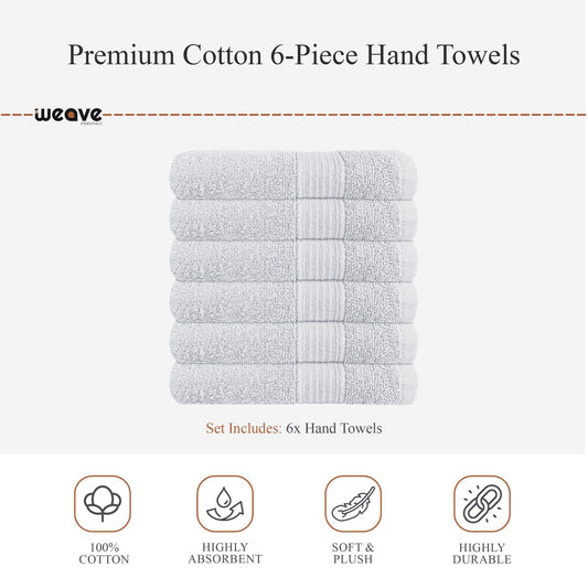 Rhodes Towel White 100% Cotton Hotel Quality Soft Super Absorbent Hand Bath Towels, Sheets & Face Cloths by OLIVIA ROCCO