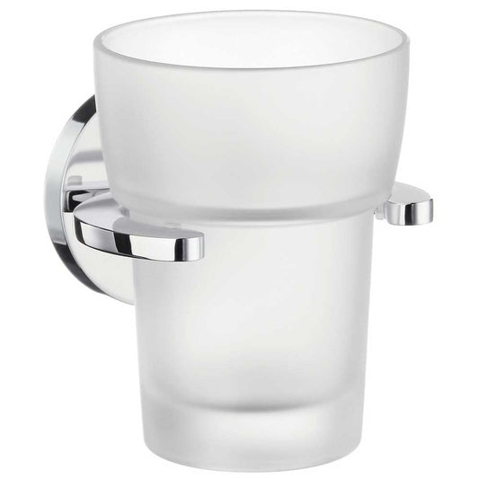 Smedbo Loft Polished Chrome Tumbler & Holder LK343