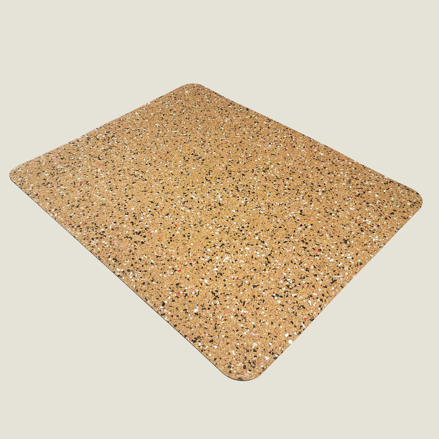 Terrazzo Cork Desk Pad | Anti-Slip Recycled Rubber Base | Made in Portugal
