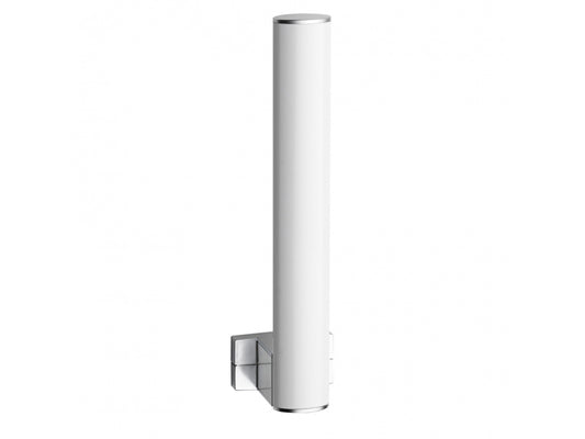Pellet Arsis Elliptical Spare Toilet Roll Holder - White epoxy-coated Aluminium