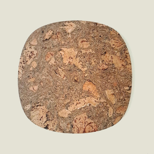 Black Twist Cork Placemats | Squircle Shape | Made in Portugal