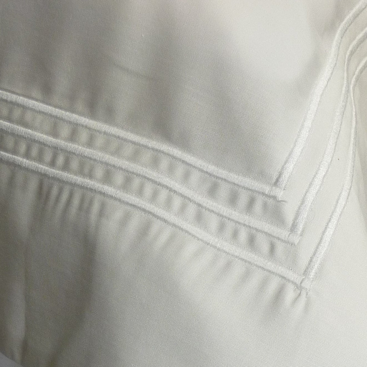 Dormitory Palazzo Vanilla Corded Percale Duvet Cover, Pillowcases & Flat Sheet