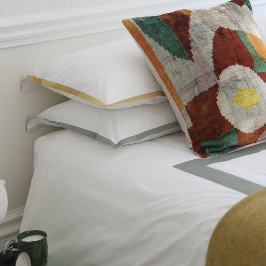 Dormitory Windsor Sage Percale Duvet Cover & Pillowcases