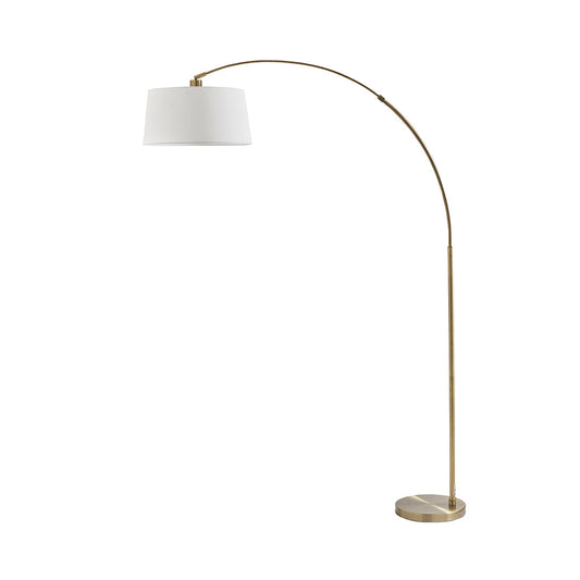 Pagazzi Jive Arc Floor Lamp Antique Brass 176 cm