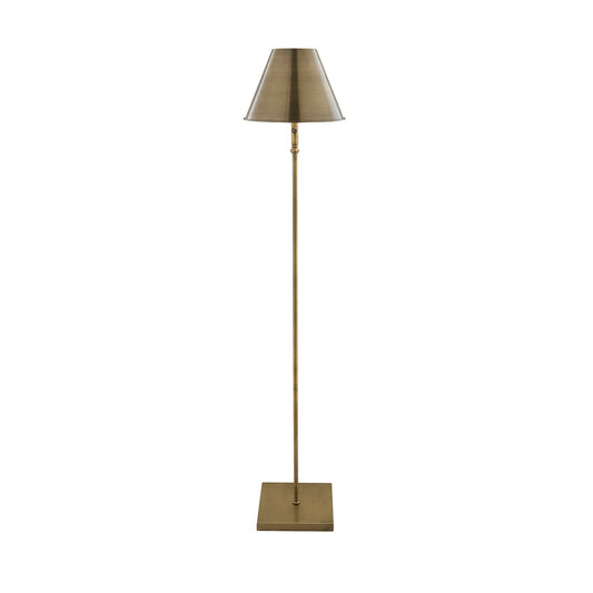 Pagazzi Lustre Rechargeable LED Floor Lamp Antique Brass 155 cm