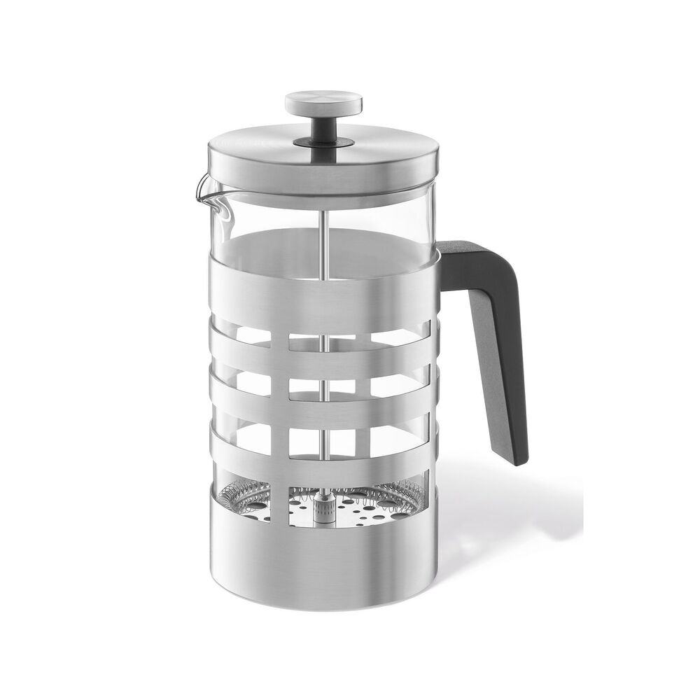 Zack Segos Premium Brushed Steel French Press Coffee Maker - 1L Capacity