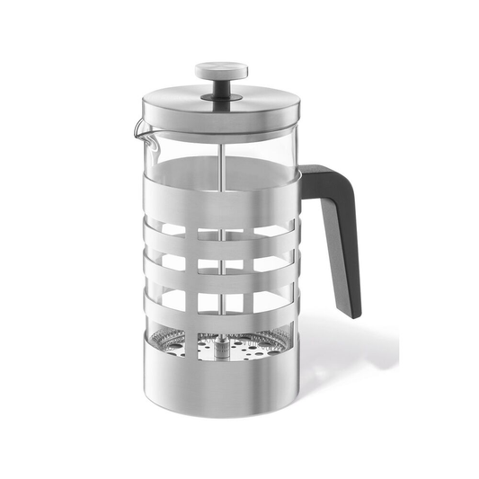 Zack Segos Premium Brushed Steel French Press Coffee Maker - 1L Capacity
