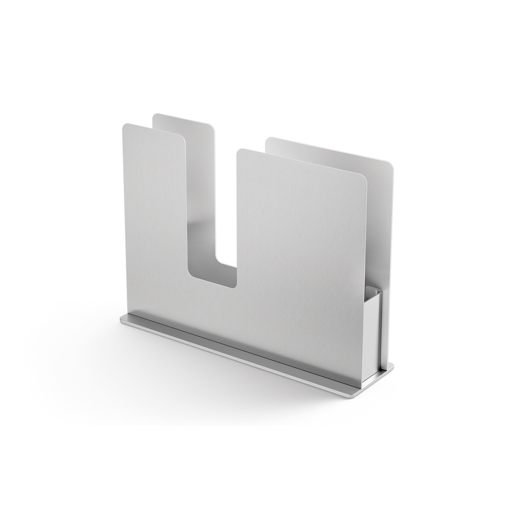 Zack Linu Premium Brushed Steel Napkin Holder - 445g