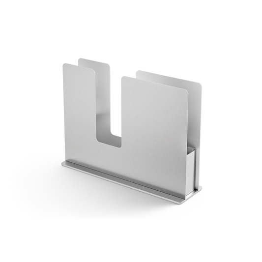Zack Linu Premium Brushed Steel Napkin Holder - 445g