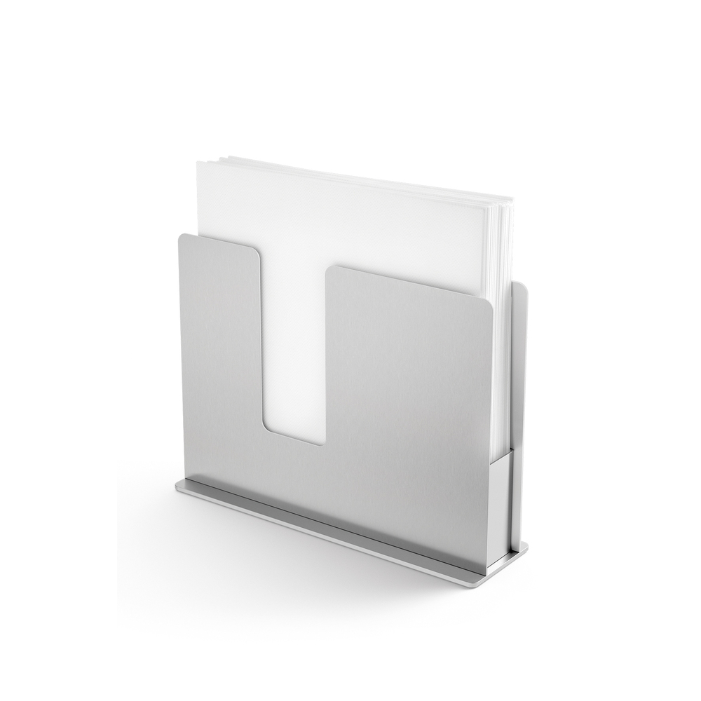 Zack Linu Premium Brushed Steel Napkin Holder - 445g