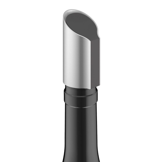 Zack Premiro Brushed Stainless Steel Oil Pourer - Premium Drip-Free Kitchen Bar Tool