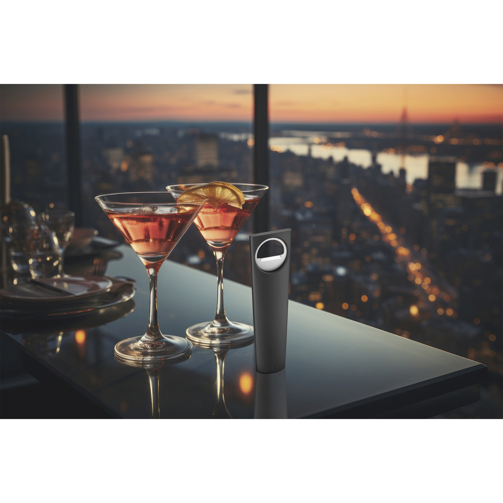 Zack Etelli Brushed Stainless Steel Bottle Opener 20573