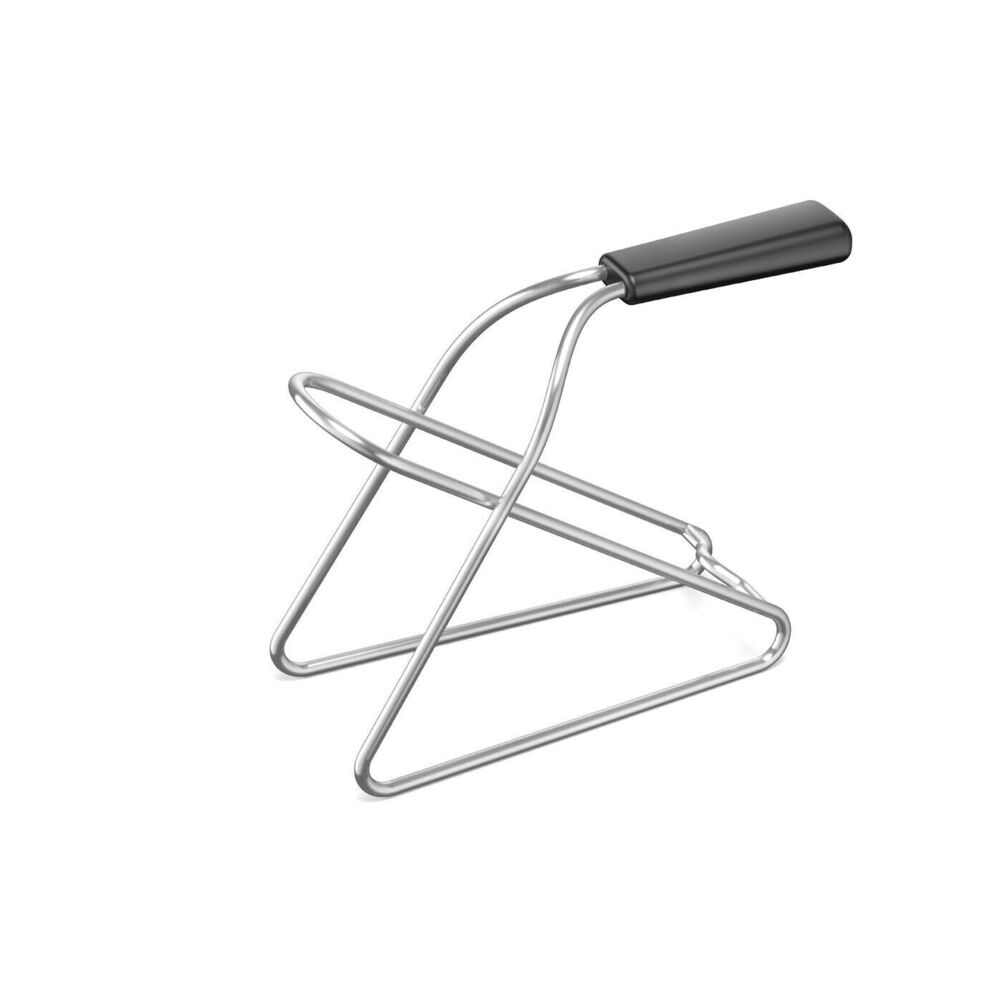 Zack Arlo Brushed Stainless Steel Wine Bottle Holder 20576