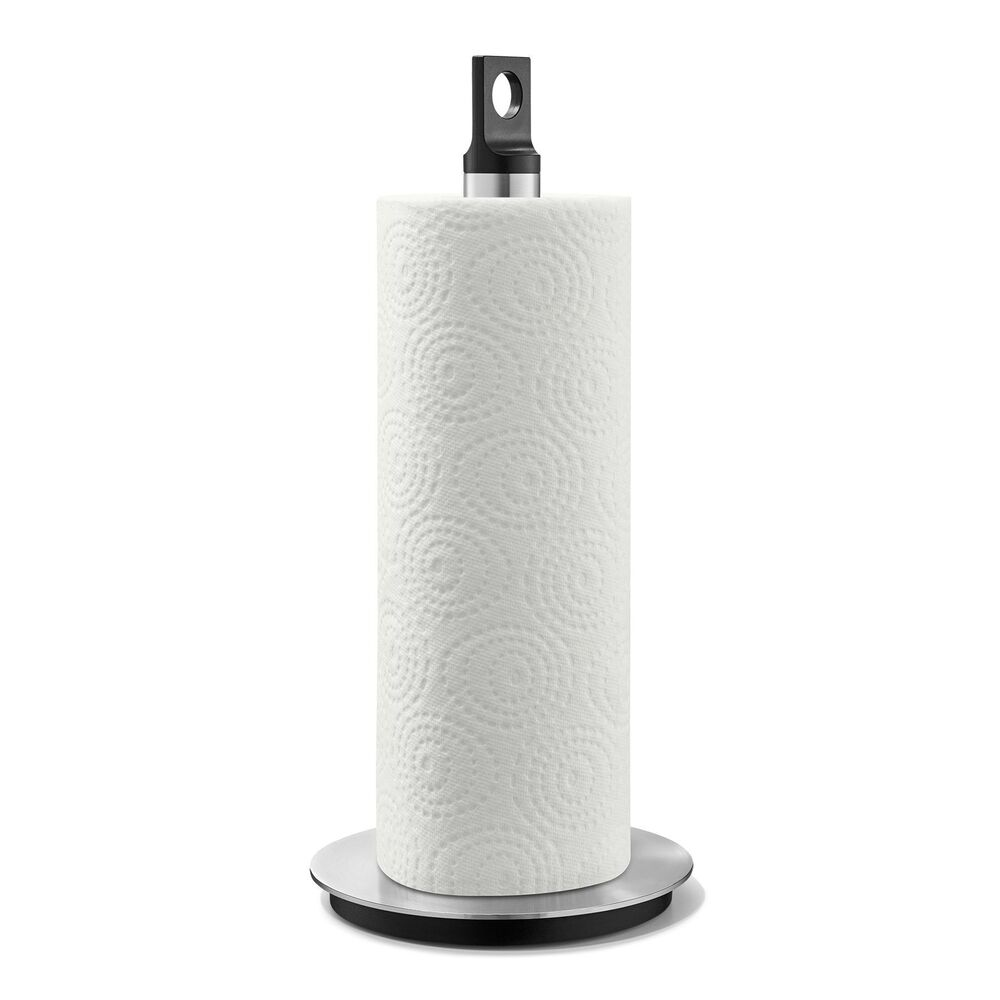Zack Matos Brushed Stainless Steel Kitchen Roll Holder 20584