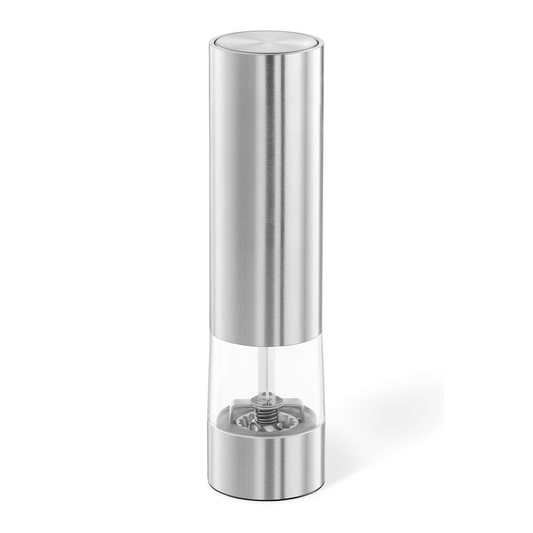🇩🇪 Zack Monino Premium Brushed Stainless Steel Electric Pepper Grinder - Award-Winning German Design ⚡🌶️🏆✨