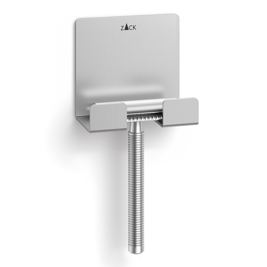 Zack Potes Premium Brushed Stainless Steel Razor Holder 40603 - German Engineering Excellence