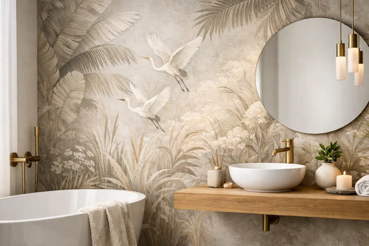 Designer Wallpaper for Bathroom Spaces