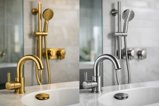 Brass or Stainless Bathroom Fittings?