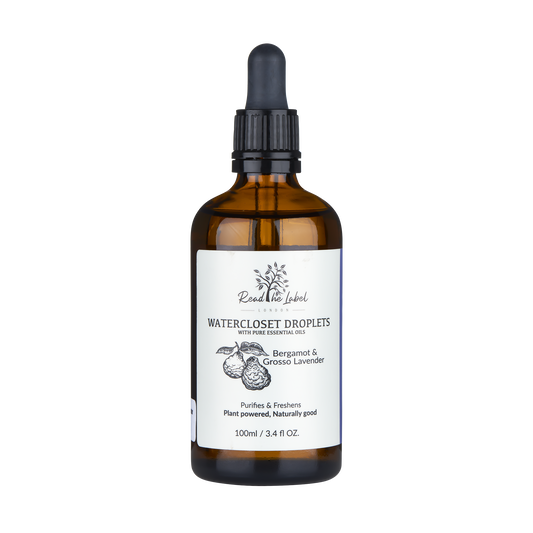 Natural Watercloset Droplets – Bergamot & Grosso Lavender