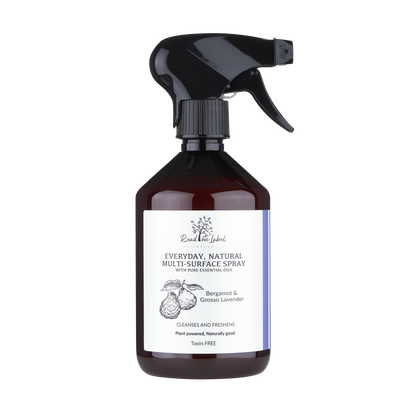 Natural Multi-Surface Cleaner – Bergamot & Grosso Lavender