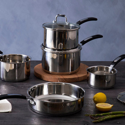 Tenzo 5-Piece Stainless Steel Cookware Set